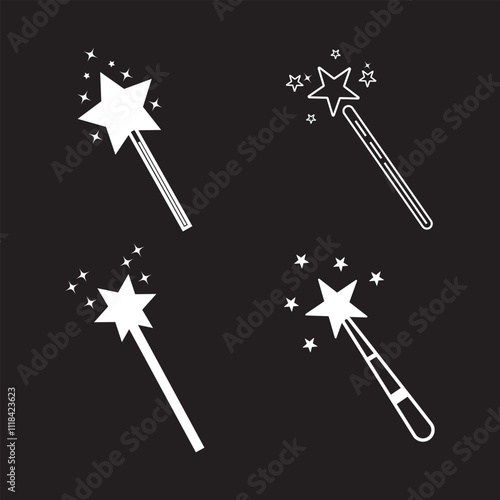 Magic Wand Vector Icon