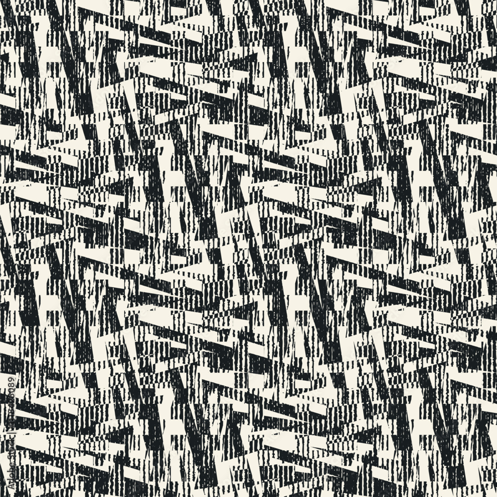 Monochrome Grain Broken Graphic Pattern Monochrome Grain Broken Graphic Pattern