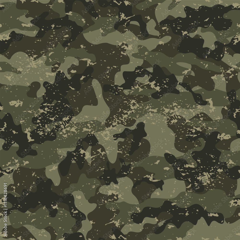 Seamless pattern green camouflage grunge Seamless pattern green camouflage grunge