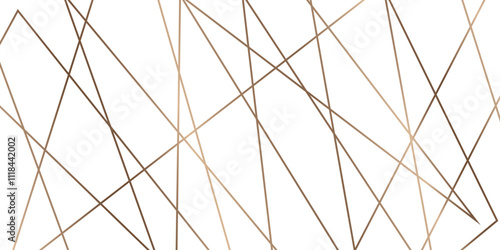 Random chaotic lines. Abstract geometric pattern. Outline monochrome texture.