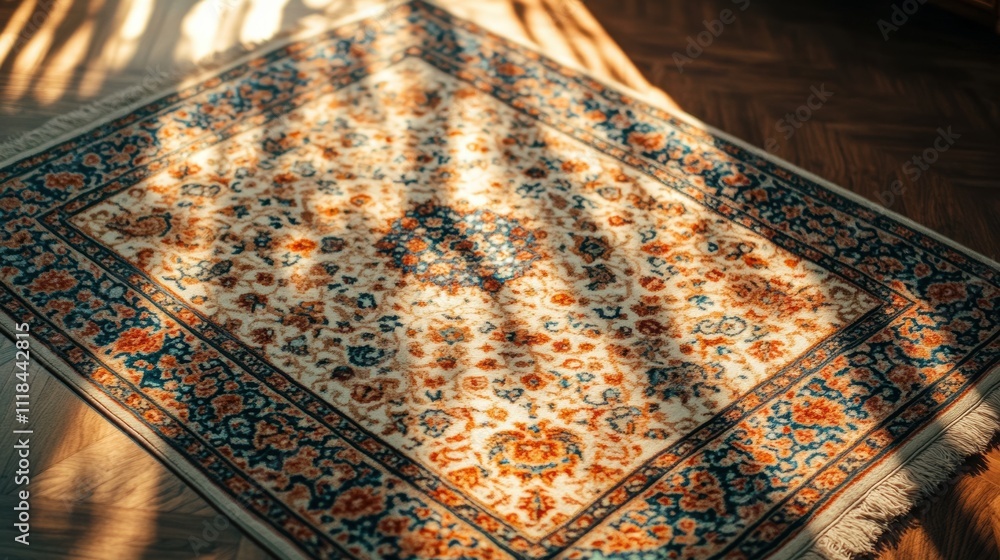 Sunlit Persian Rug Intricate Floral Design Home Decor Oriental Carpet Sunlit Persian Rug Intricate Floral Design Home Decor Oriental Carpet