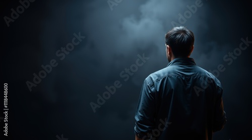 Backdrop photo of Uneven black and gray background design conveys emotion 