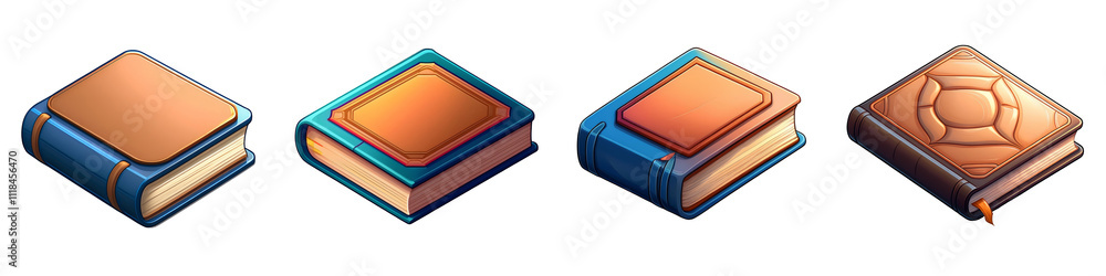 book icon - 3d Set on transparent background PNG file book icon - 3d Set on transparent background PNG file