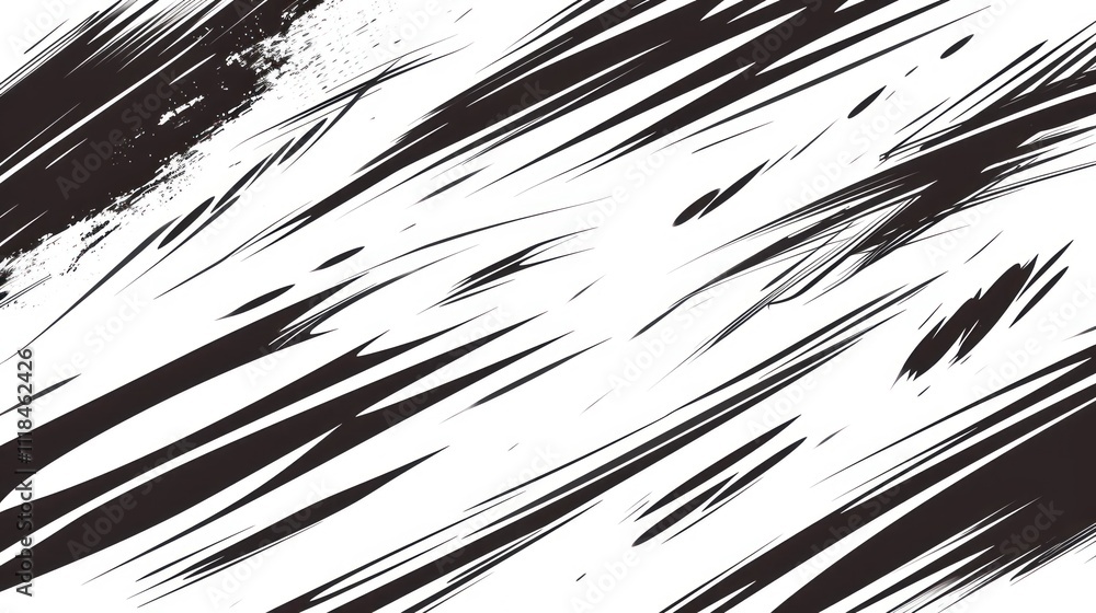 Obraz premium Black paint isolated on white background