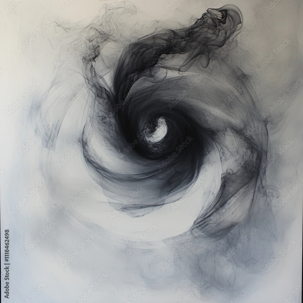 Fototapeta premium smoke on a white background