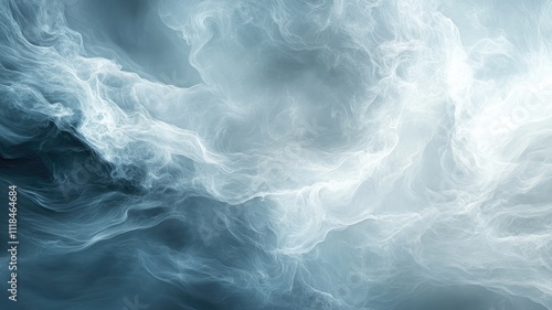 Abstract swirling smoke or mist in shades of gray