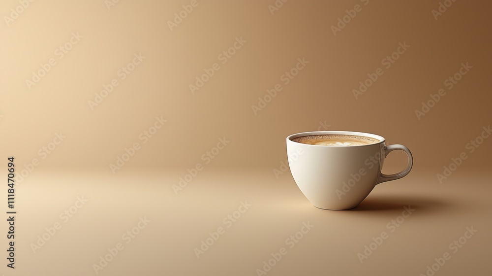 A cup of coffee sitting on top of a table A cup of coffee sitting on top of a table