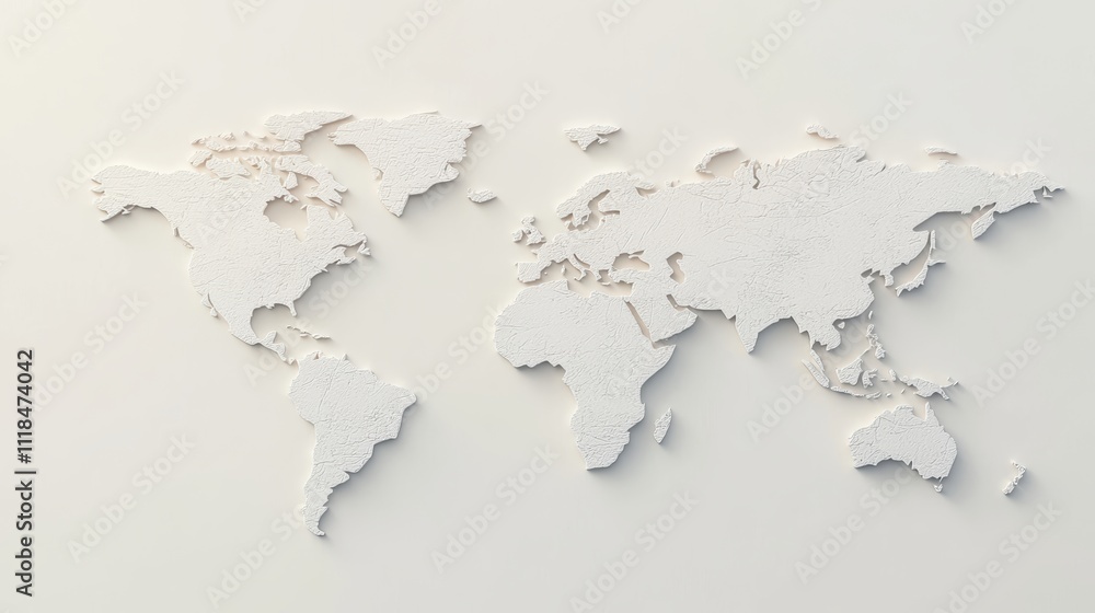 Global solidarity illustrations a surreal world map representation for unity in diversity Global solidarity illustrations a surreal world map representation for unity in diversity