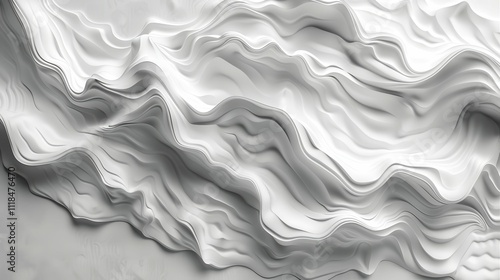 A white wave with a lot of detail