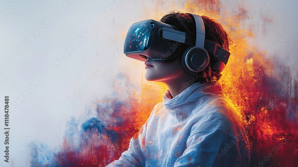 Obraz premium AI and virtual reality experiences