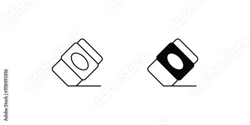 size set icon with white background vector stock illustration
