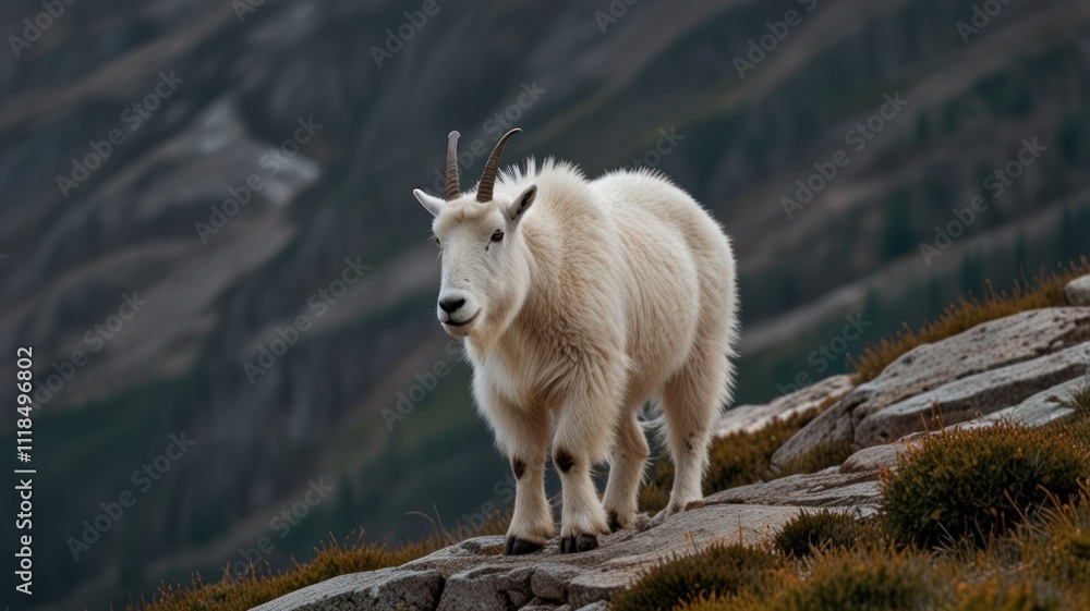Obraz premium Mountain Goat Portrait