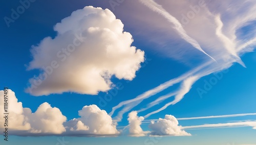 Wallpaper Mural Beautiful sky with cumulus clouds Torontodigital.ca