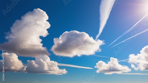 Wallpaper Mural Beautiful sky with cumulus clouds Torontodigital.ca