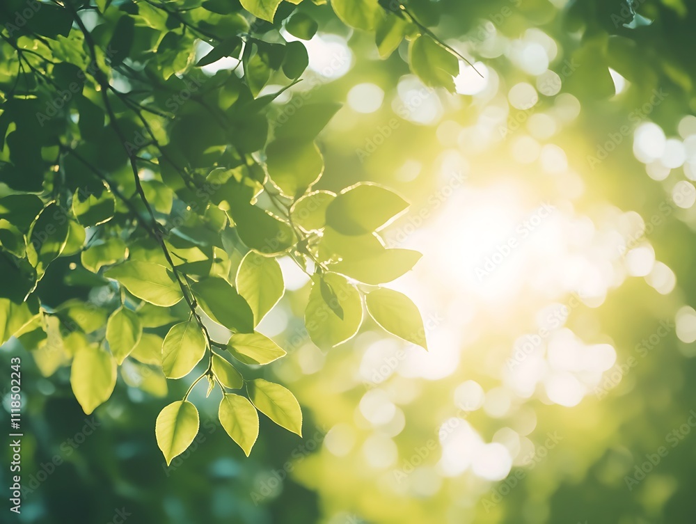 Serenity in Sunlight: A Tranquil Moment Among the Leaves Serenity in Sunlight: A Tranquil Moment Among the Leaves