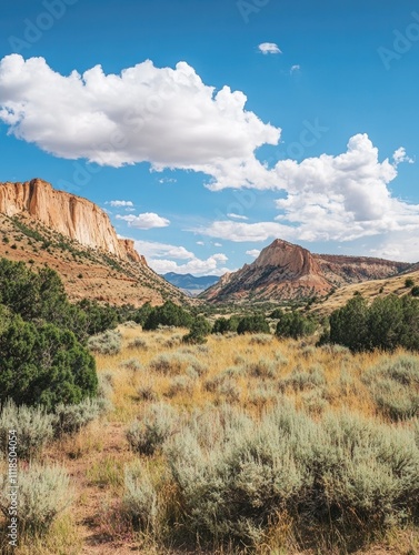 Desert Mountain Range