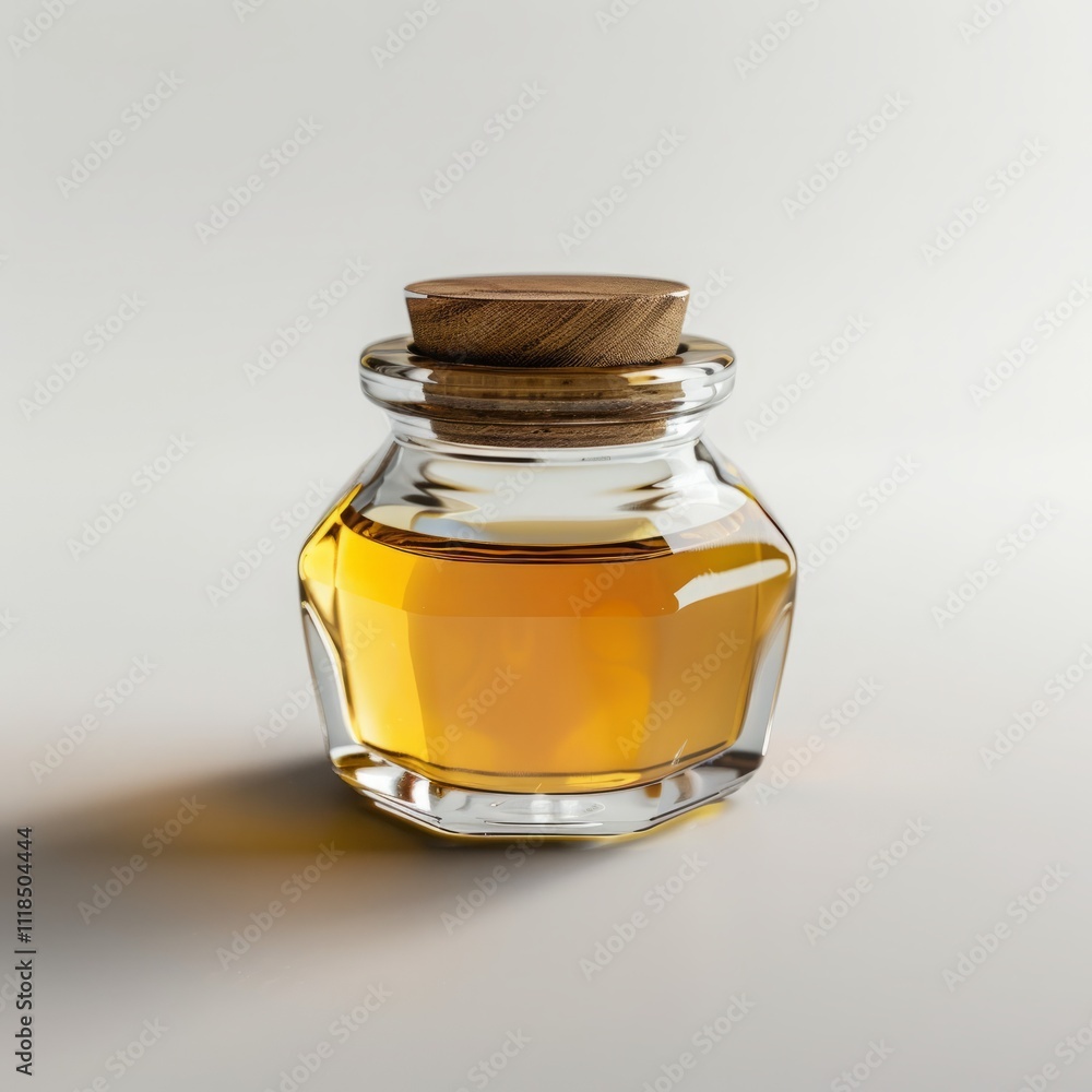 Isolated jar of honey on white background Isolated jar of honey on white background