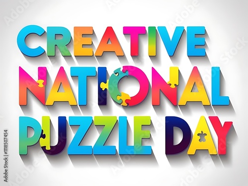 Creative National Puzzle Day Celebration photo