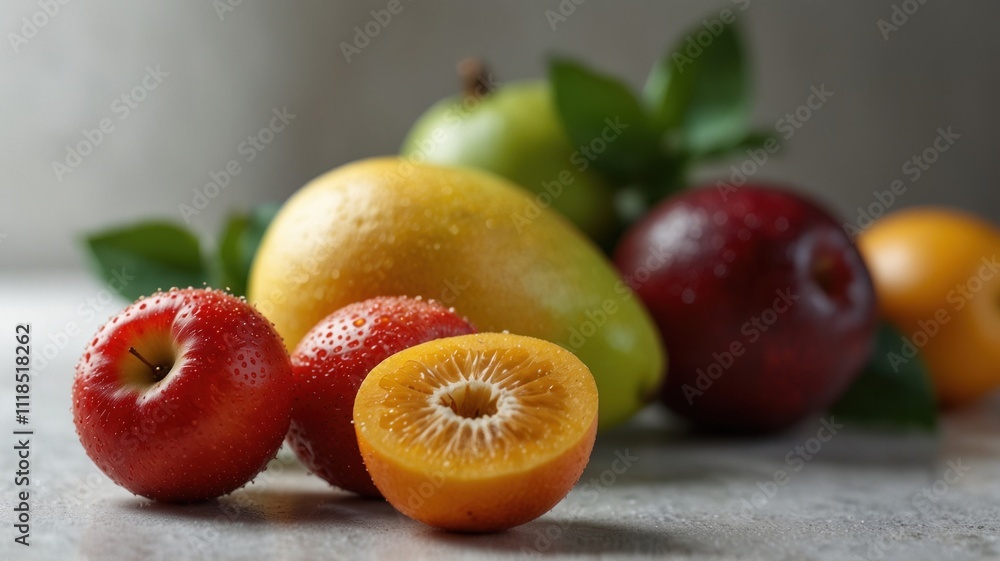vegan juicy fruit fresh organic white background vegan juicy fruit fresh organic white background