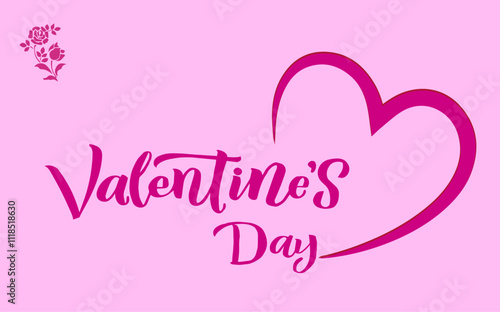 Happy valentines day vector illustration