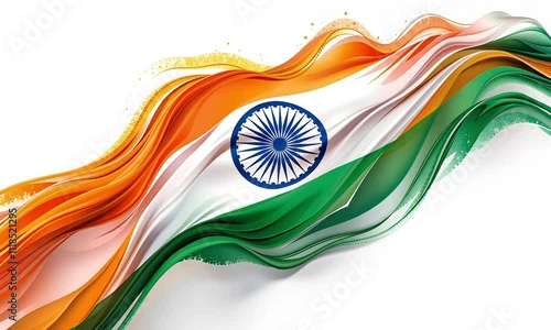 So the Indian flag was waving. 15 August, 26 January, republic day, independence day photo