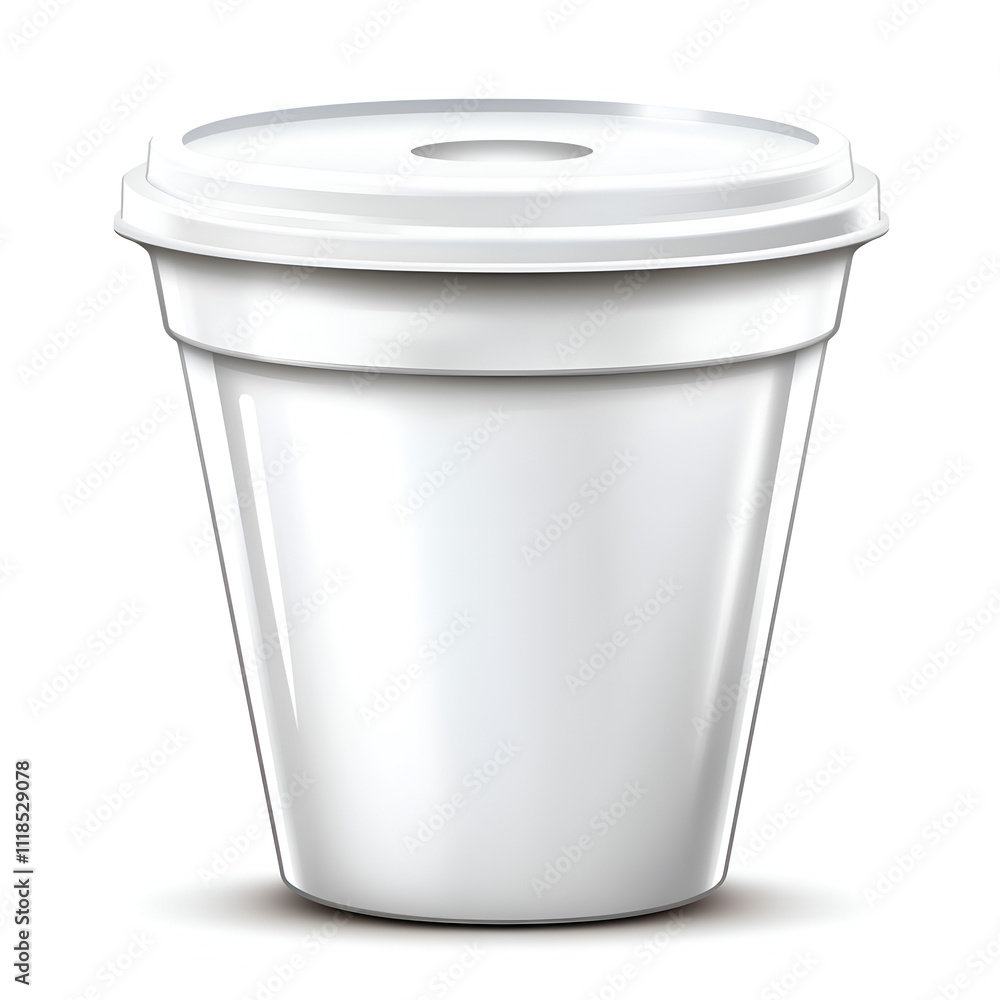 White takeout container sits on a smooth surface ready for delivery or takeaway meals at a casual dining location White takeout container sits on a smooth surface ready for delivery or takeaway meals at a casual dining location