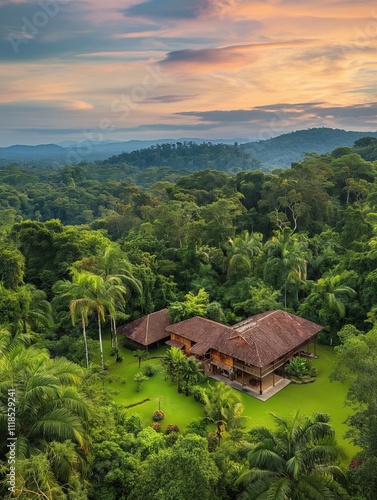 Exploring amazon biodiversity lush rainforest aerial photography