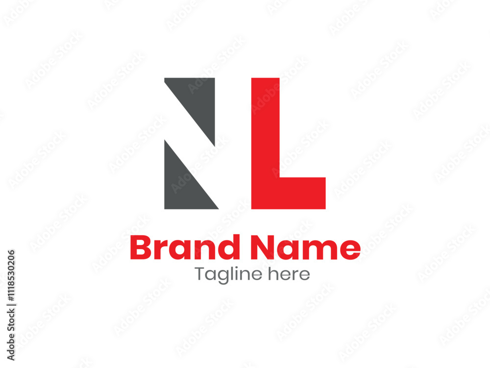 Creative NL, LN, N, L abstract letters logo monogram Creative NL, LN, N, L abstract letters logo monogram