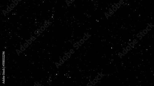 4K Falling Snow Overlay: Isolated Snowflakes for Motion Graphics & Intense Storm Effects. Alpha Channel