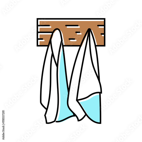 temperature sauna color icon vector. temperature sauna sign. isolated symbol illustration