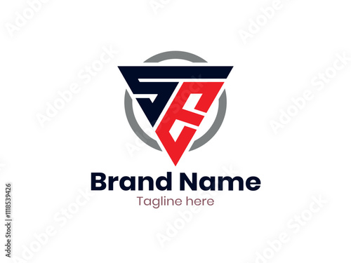 SE Letter Logo Design. Initial letters ES logo icon. Abstract letter SE logotype logo design template. ES logo Pro Vector