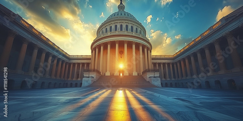 Professional Photography Depicting Government, Regulatory Changes, and Law Concepts with Modern Visual Elements

