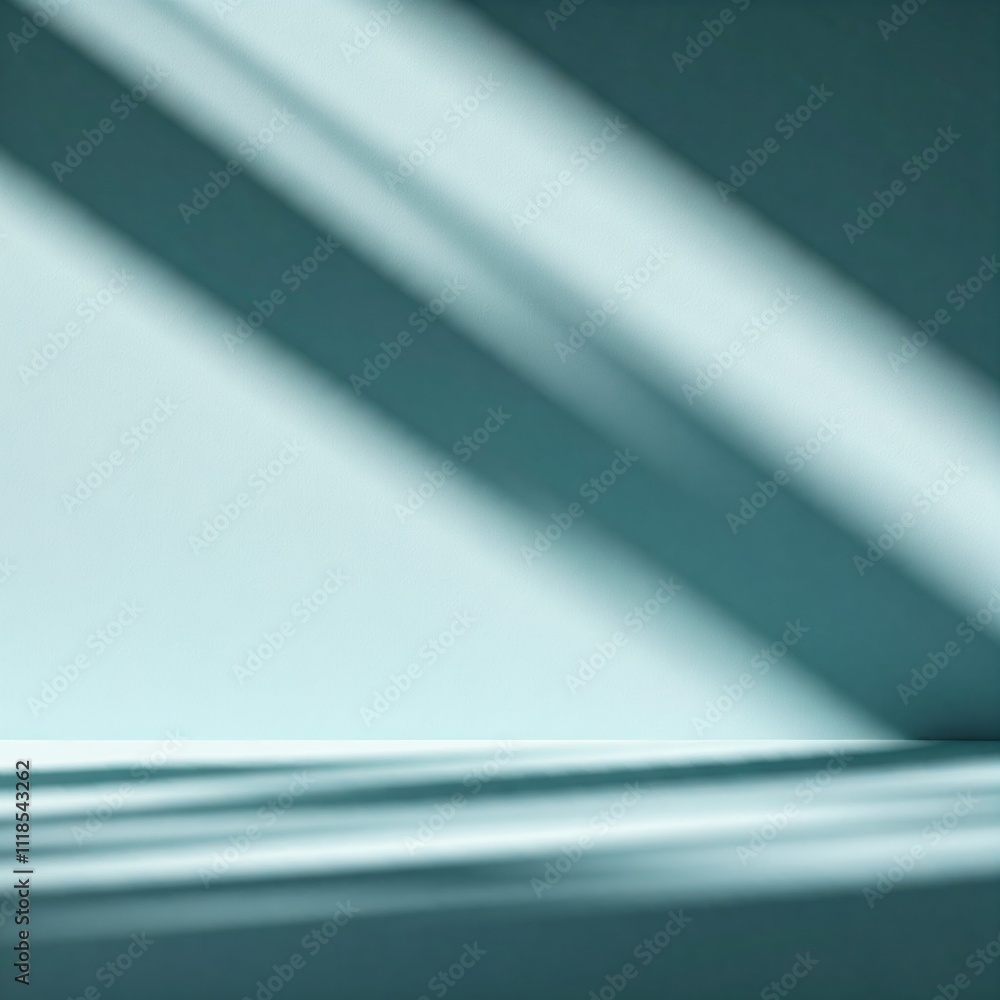 Obraz premium Indoor wall with light from window