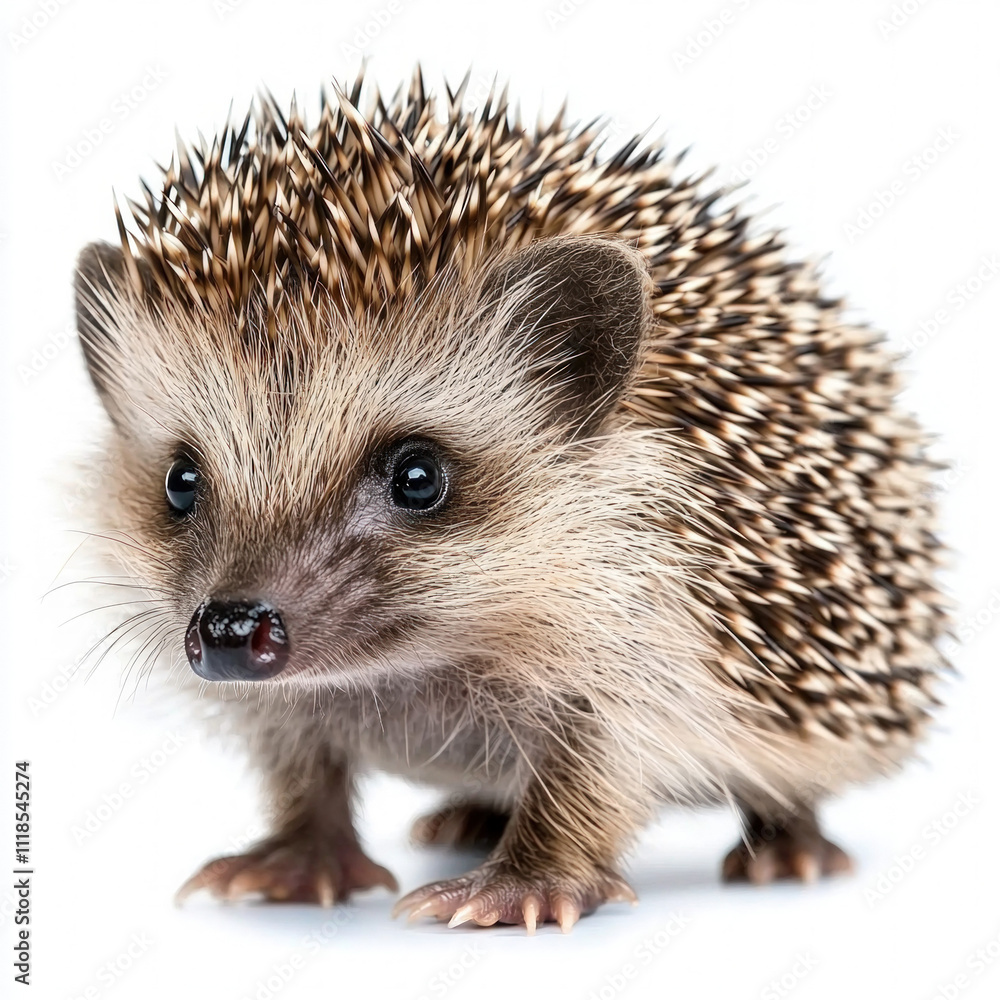 Fototapeta premium Baby Hedgehog Isolated