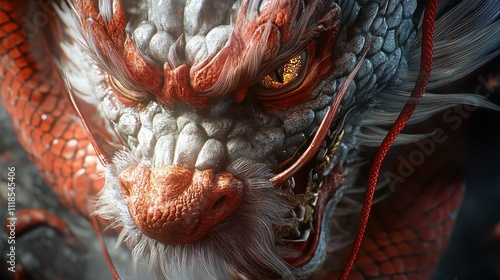 Eye of the dragon, Chinese dragon, the texture skin

 photo