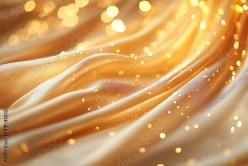 Gold Fabric Background