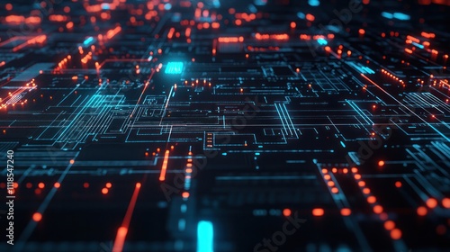 Professional setup of an electronic development board, ideal for innovation and prototyping in engineering.