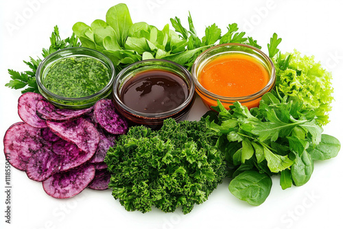 Salad Dressing Isolated