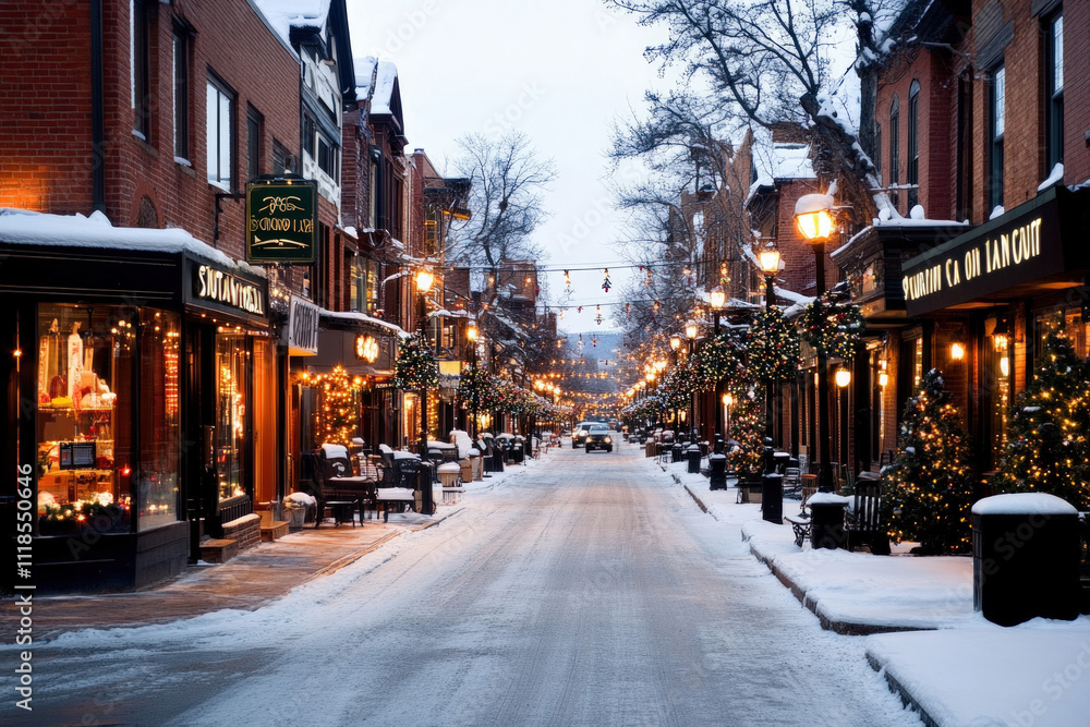 Fototapeta premium Santa Fe In Winter