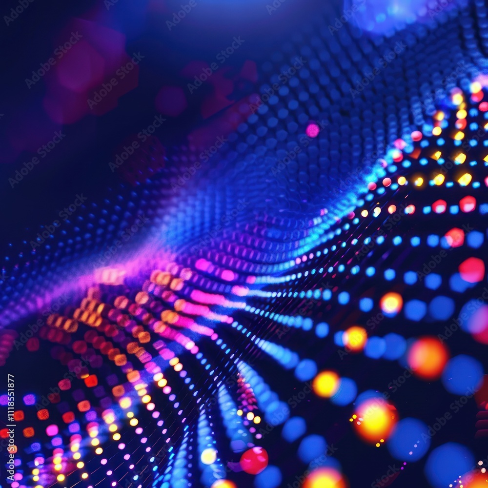 Colorful motion elements with neon led illumination. Abstract futuristic background. Colorful motion elements with neon led illumination. Abstract futuristic background.