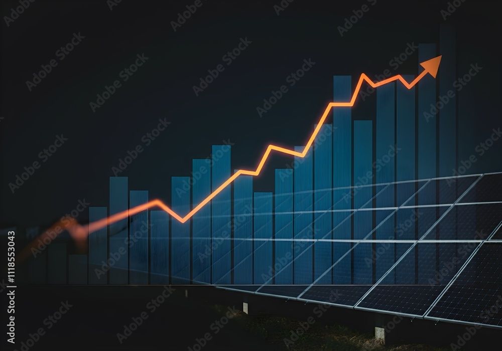 Solar panel price trends with graph representation Solar panel price trends with graph representation