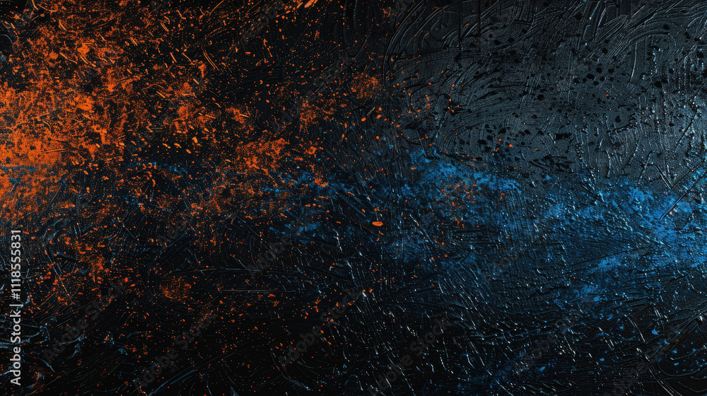 dark grainy blue orange background dark grainy blue orange background