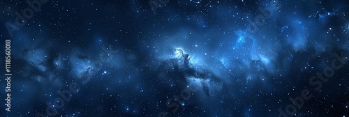 Brilliant cosmic clouds illuminate the vastness of the universe.