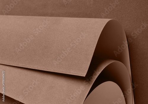 Stylish mocha mousse paper texture with a modern tone photo