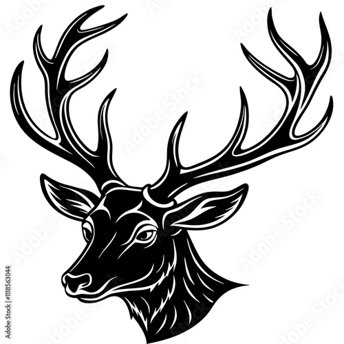 deer head vector