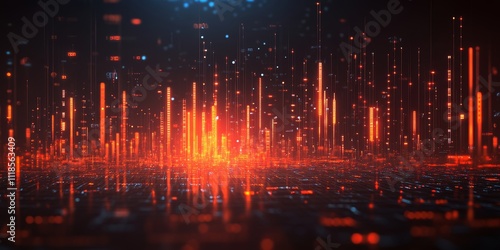 Wallpaper Mural Abstract Business Background, Generative AI Torontodigital.ca