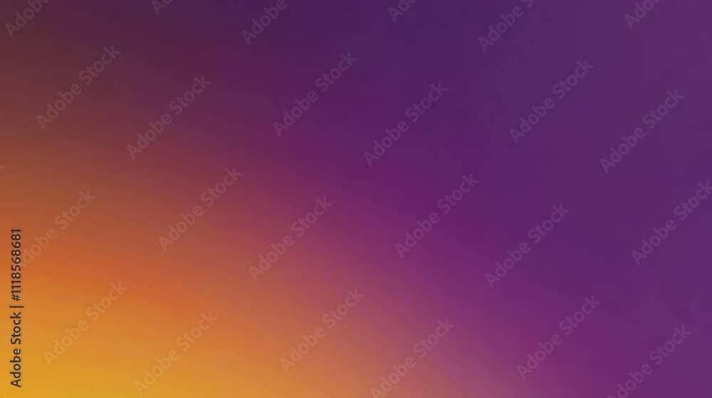 Abstract blurred gradient background with soft transitions from orange to purple. Abstract blurred gradient background with soft transitions from orange to purple.