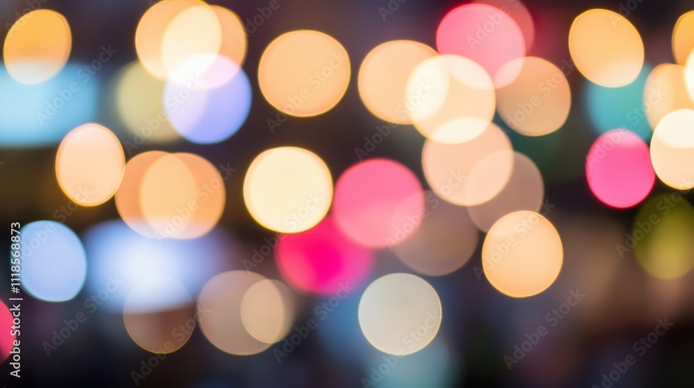 Abstract bokeh of colorful lights. Abstract bokeh of colorful lights.