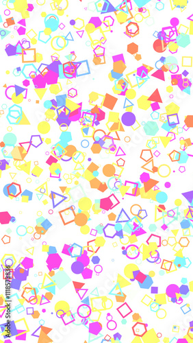 Abstract geometric technology cell background. 3d rendering.