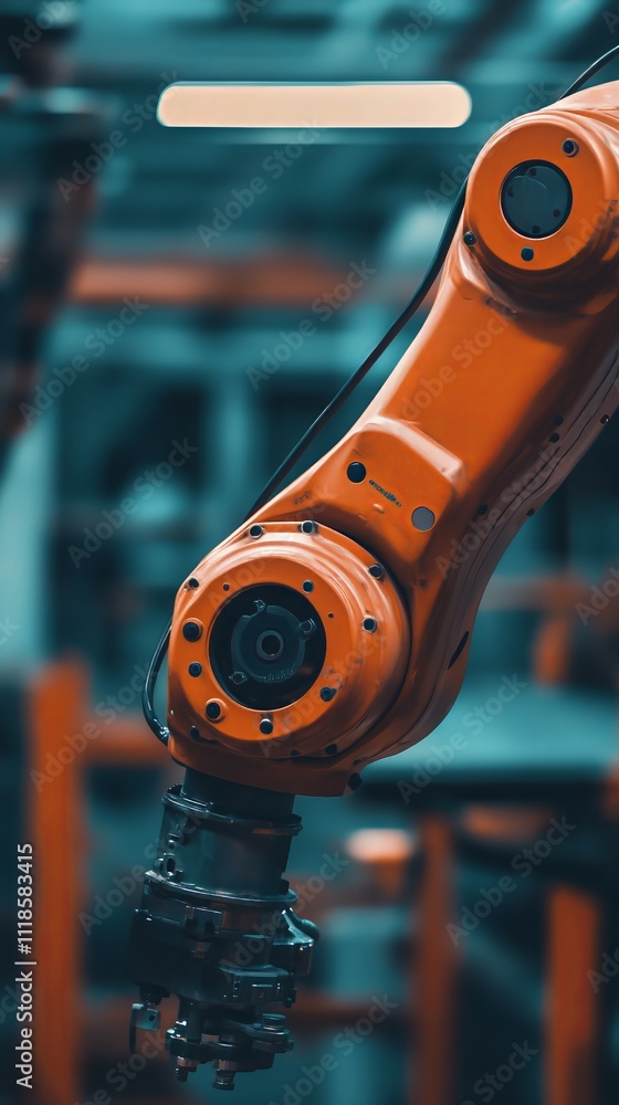 Robotic Arm in Industrial Setting Robotic Arm in Industrial Setting